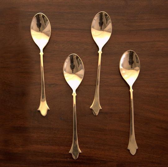 Buy Serving Spoon Selective Edition - Cresent Spoon - Set of 4 by Anantaya on IKIRU online store