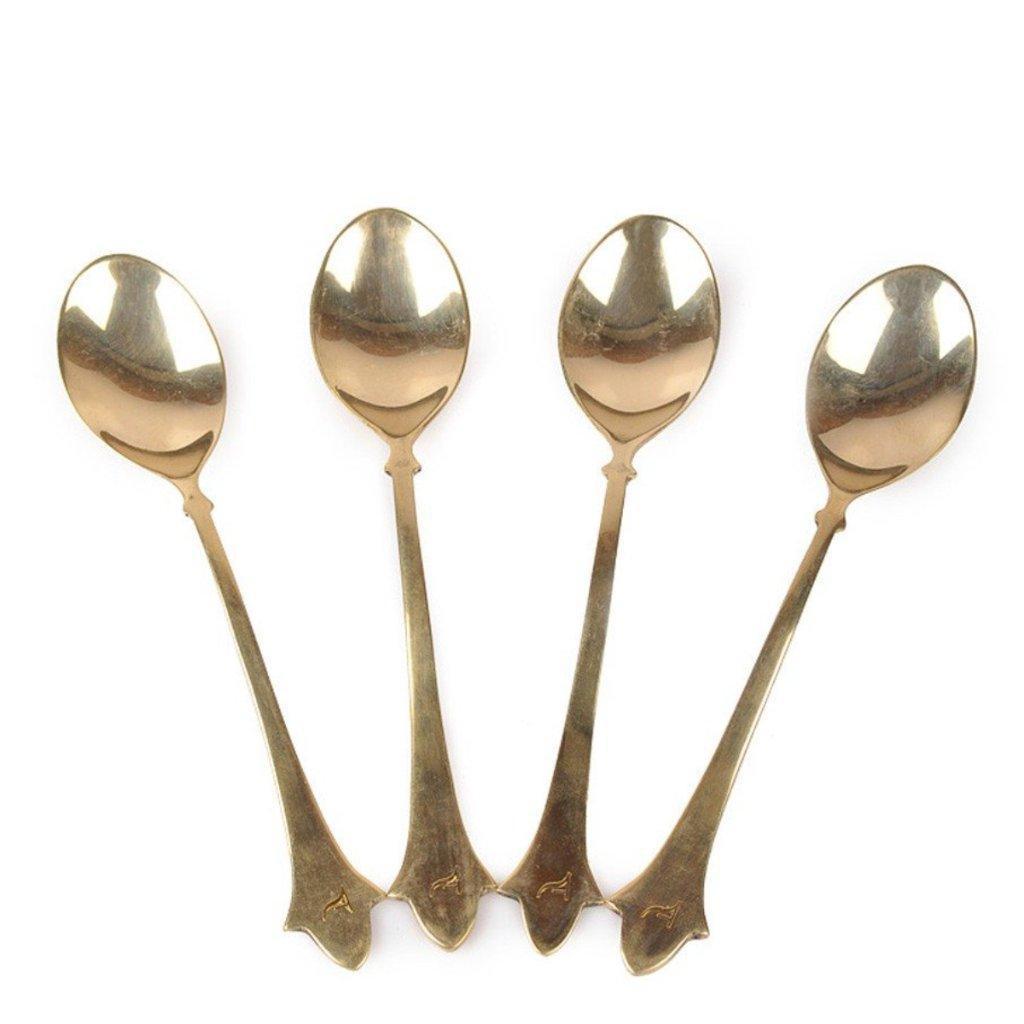 Buy Serving Spoon Selective Edition - Cresent Spoon - Set of 4 by Anantaya on IKIRU online store
