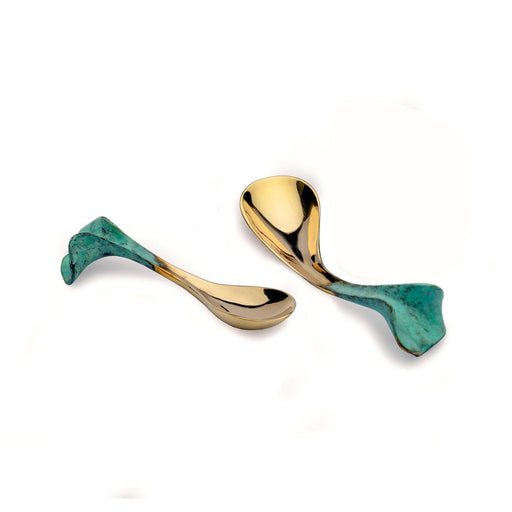 Buy Serving Spoon Selective Edition - Ginko Brass Spoon by Anantaya on IKIRU online store
