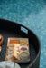 Buy Serving Trays - Luxury Round Floating Serving Tray For Pool & Restaurant | Brown Classy Serveware by Tesu on IKIRU online store