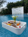 Buy Serving Trays - Stylish Rectangle Floating Serving Tray For Pool | White Serveware Collection by Tesu on IKIRU online store