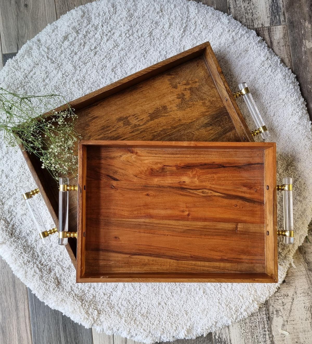 Buy Serving Trays - The Crystal Tray for Kitchen | Dinner Serving Platters by The ASF shop on IKIRU online store