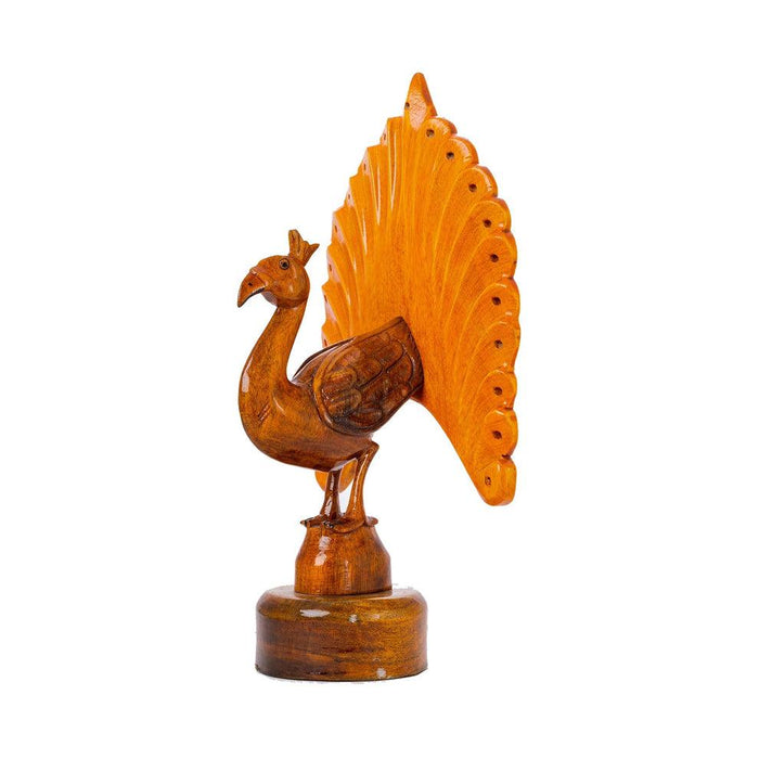 Buy Showpieces & Collectibles - Beautiful Wooden Peacock Showpiece For Table Decor Bicolor by Sowpeace on IKIRU online store