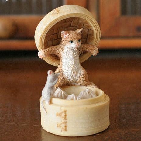 Buy Showpieces & Collectibles - Claw Ver Cat & Rat Mini Object for Table Decor | Gift Showpieces by Home4U on IKIRU online store