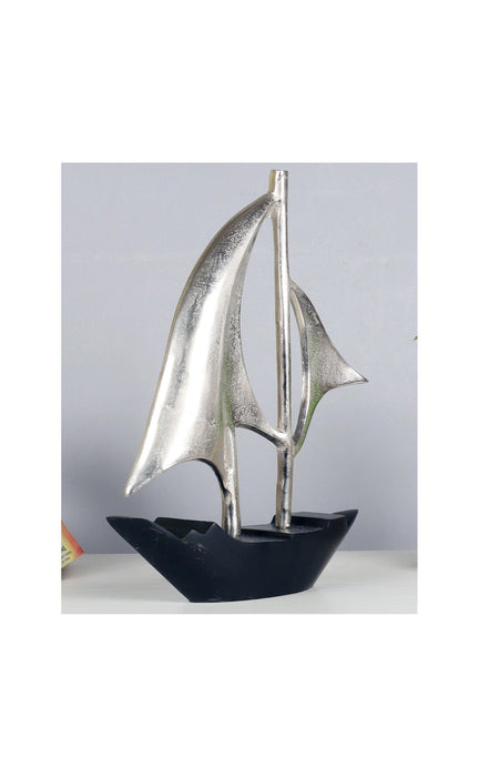 Buy Showpieces & Collectibles - Handcrafted Nautical Sailing Boat | Wooden Boat For Home Decor by De Maison Decor on IKIRU online store