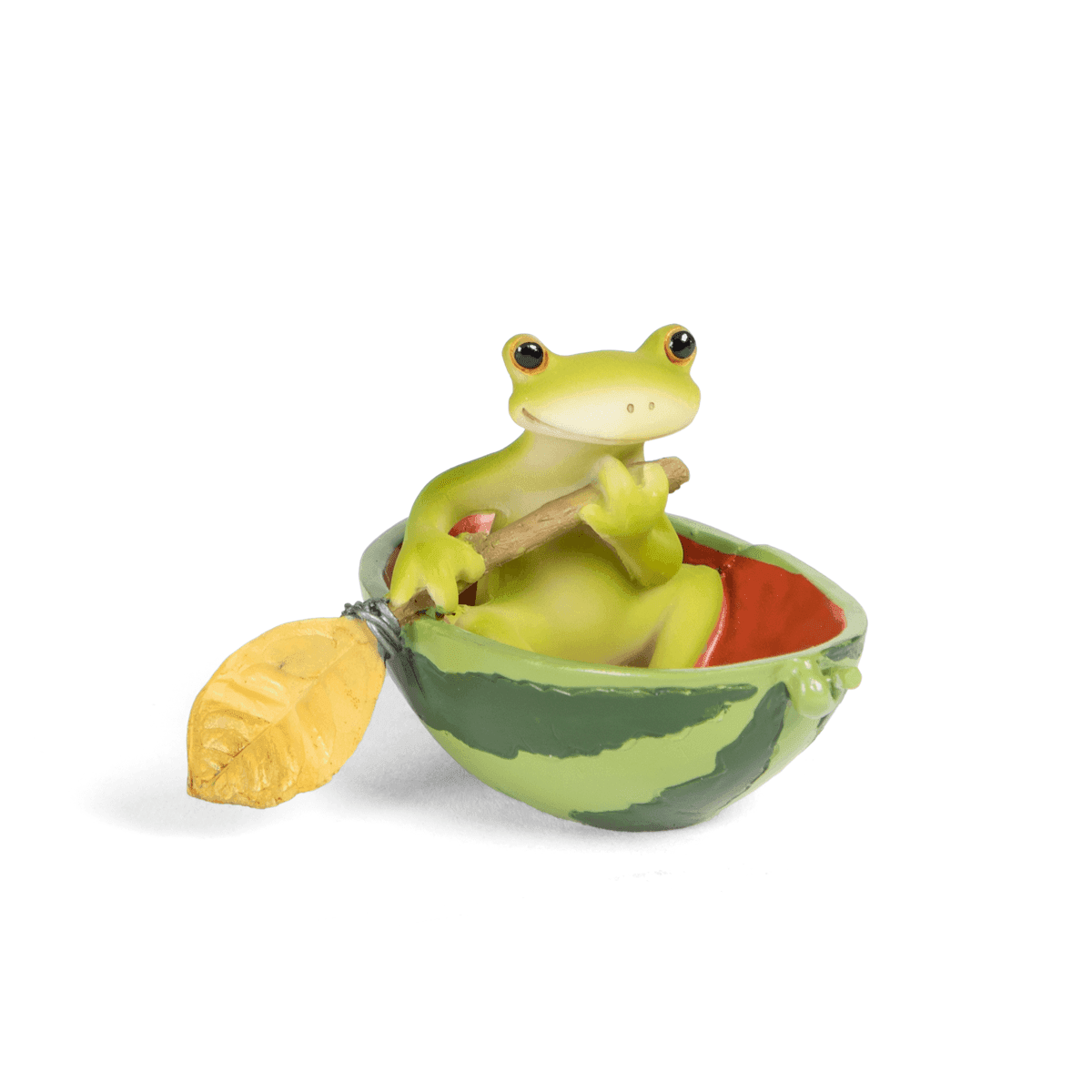 Buy Showpieces & Collectibles - Pepe Decorative Rowing Boat & Frog Mini Object | Unique Table Showpiece For Gift & Home Decor by Home4U on IKIRU online store