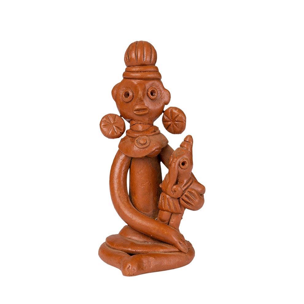 Buy Showpieces & Collectibles - Terracotta Tribal Figurine - Set of 4 by Sowpeace on IKIRU online store