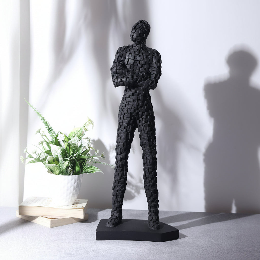 Buy Showpieces & Collectibles - The Proud Thinker - Showpiece & Collectibles | Man Statue by De Maison Decor on IKIRU online store