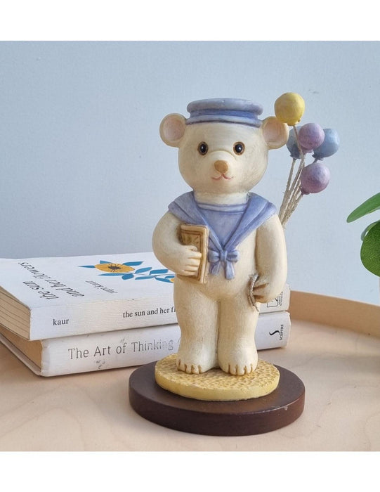 Buy Showpieces & Collectibles - The Studious Teddy Decorative for Table Decor | Figurine Statue by The ASF shop on IKIRU online store