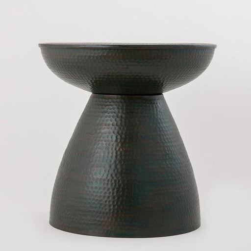 Buy Side Table - Antique Green Patina Table by Indecrafts on IKIRU online store