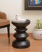 Buy Side Table - Black Metal Round Caesar Side Table | Matt Finish End & Center Table by House of Trendz on IKIRU online store