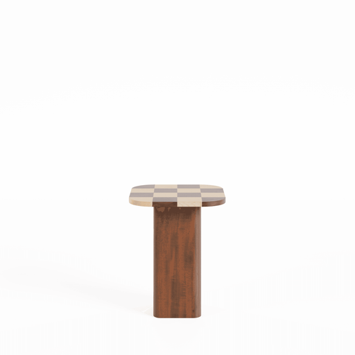 Buy Side Table - Chess Side Table for Living Room | Wooden Cocktail Table by Artisan Manor on IKIRU online store