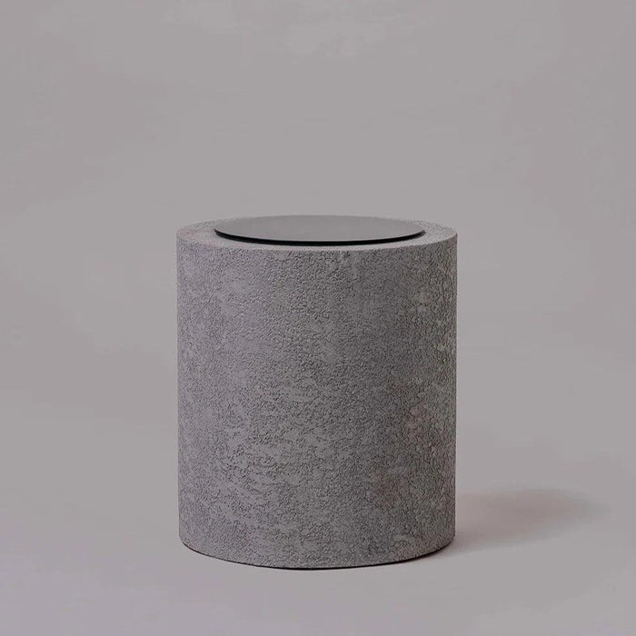 Buy Side Table - Concrete Cylinder by Objectry on IKIRU online store