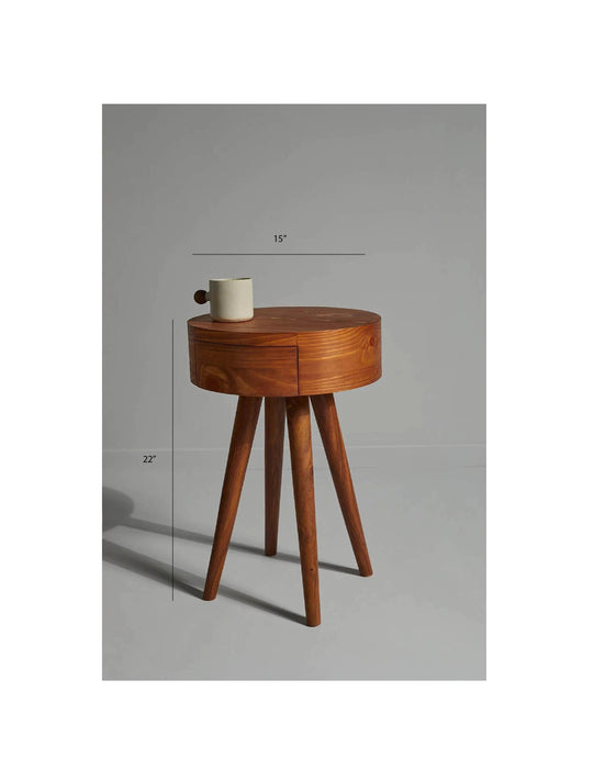 Buy Side Table - CYLINDER END TABLE by Objectry on IKIRU online store
