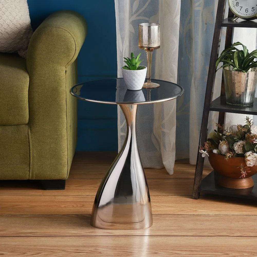 Ernest Modern Sofa Side Table | Decorative End Table for Living Room & Bedroom | Corner Table
