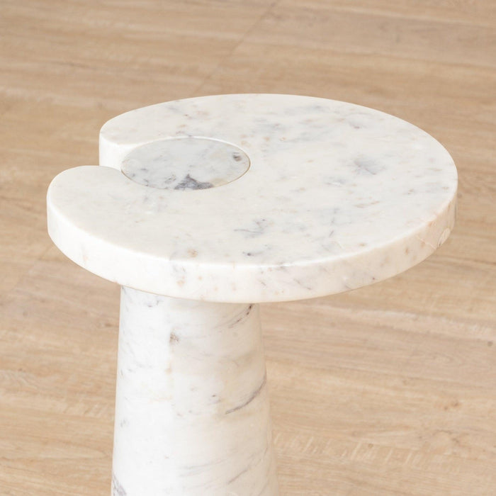 Buy Side Table - Fior Side Table | Marble End Table for Bedroom by Orange Tree on IKIRU online store