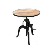 Buy Side Table - Industrial Crank Table | Bar Table And Center Table by Home Glamour on IKIRU online store