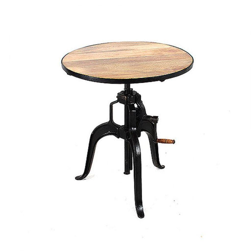 Buy Side Table - Industrial Crank Table | Bar Table And Center Table by Home Glamour on IKIRU online store