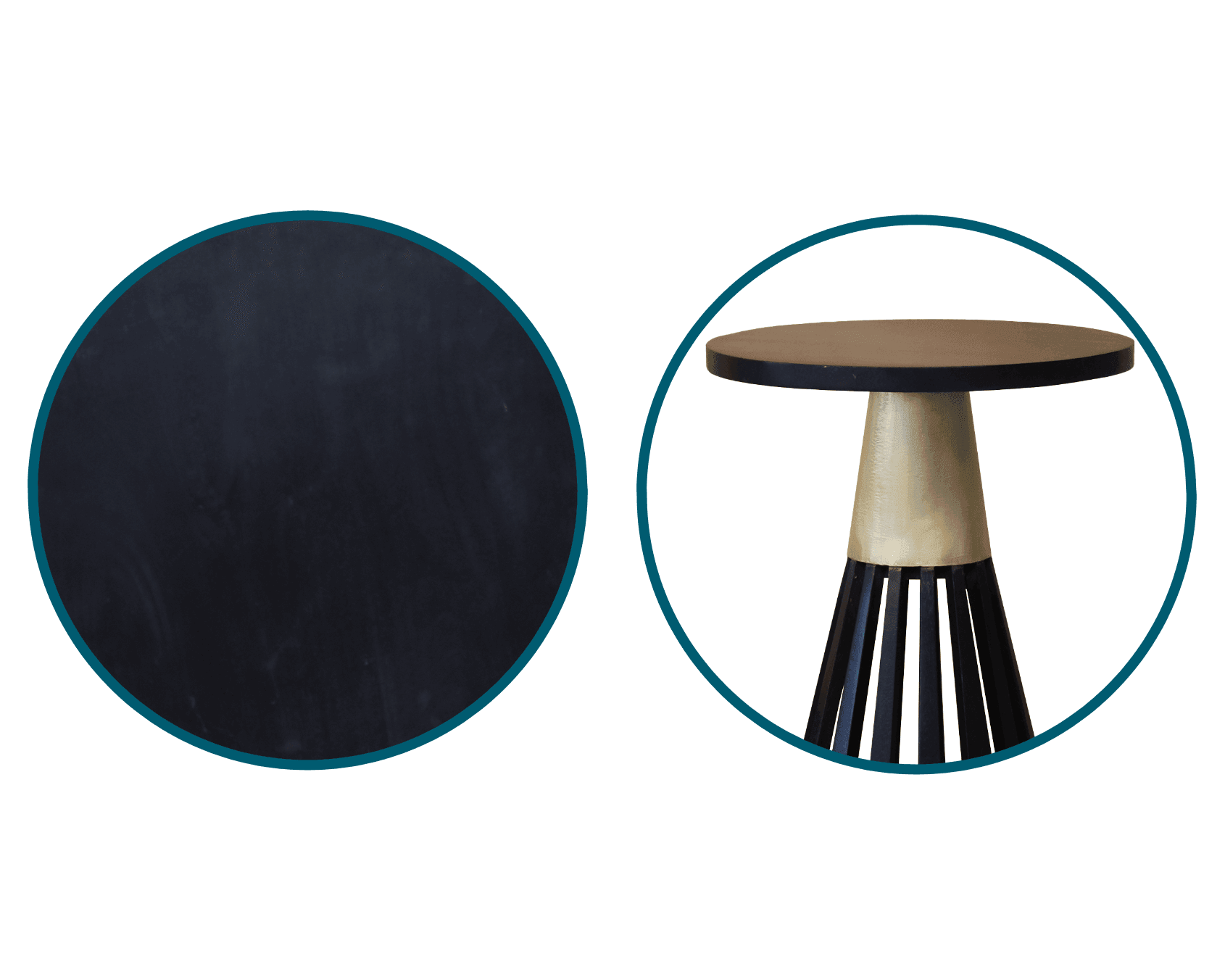 Buy Side Table - Lecia Round Side Table by Deeke Collection on IKIRU online store