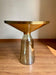 Buy Side Table - Lustrous Green & Golden Glass Bell Side Table | Coffee Table For Home & Living Room by House of Trendz on IKIRU online store