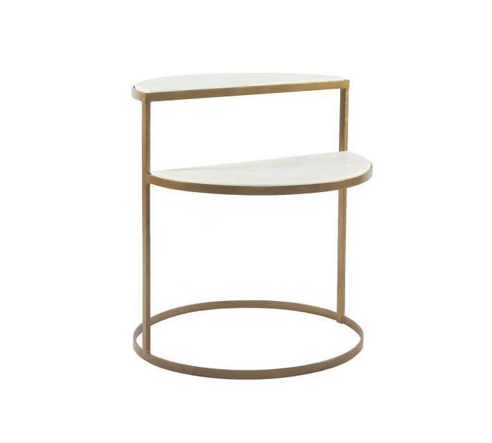 Buy Side Table - Marla Marble End Table | Sofa Side Table For Home Decor by Handicrafts Town on IKIRU online store