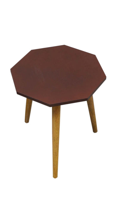 Buy Side Table - Matte Walnut Wooden Side Table | Bedside Furniture for Living Room by Pristine Interiors on IKIRU online store