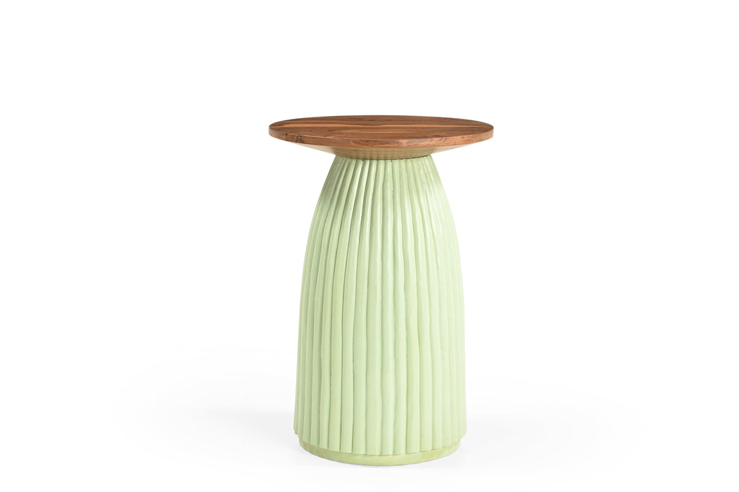 Buy Side Table - Nimbus Teak Wood Side Table by Deeke Collection on IKIRU online store