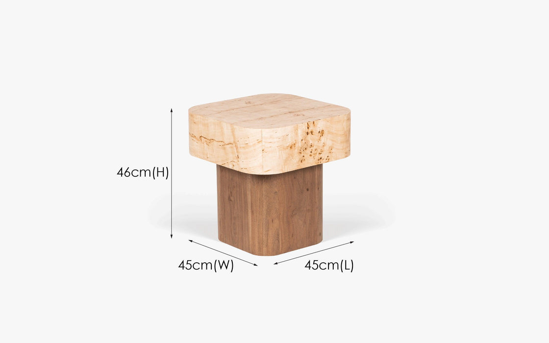 Buy Side Table - Nouve Side Table | Sofa Side Table For Living Room by Orange Tree on IKIRU online store