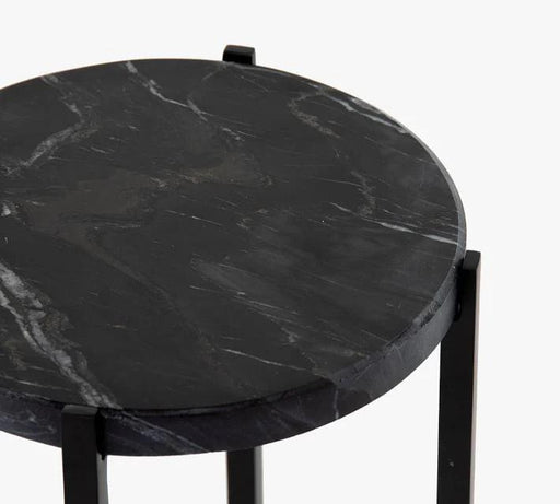 Buy Side Table - Round Marble Accent Table by Handicrafts Town on IKIRU online store