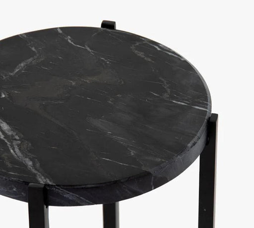 Buy Side Table - Round Marble Accent Table | Coffee & Sofa Side Table by Handicrafts Town on IKIRU online store