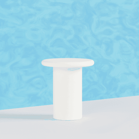 Buy Side Table - Santorini Side Table | Tea and Coffee Table for Home Decor by Artisan Manor on IKIRU online store