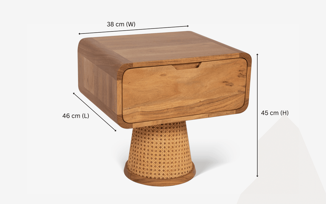 Buy Side Table Selective Edition - Andaman Pulo Bedside Table for Home Decor | Bedroom Furniture by Orange Tree on IKIRU online store