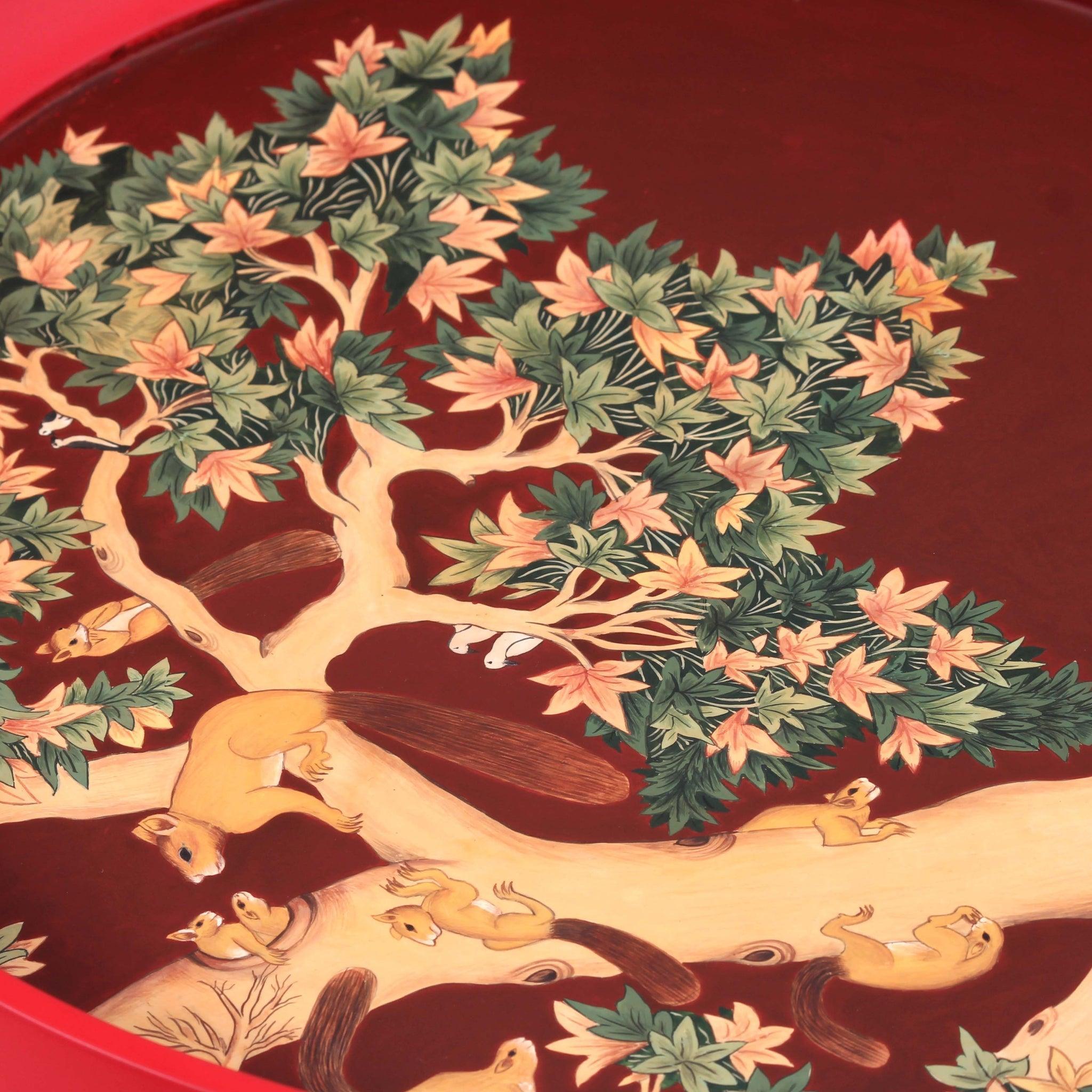 Buy Side Table Selective Edition - Kalam Table Squirrel Tree by Anantaya on IKIRU online store