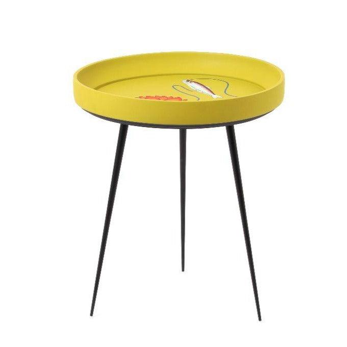 Buy Side Table Selective Edition - Kalam Table –‘The Fish, the Scholar and The Lotus by Anantaya on IKIRU online store