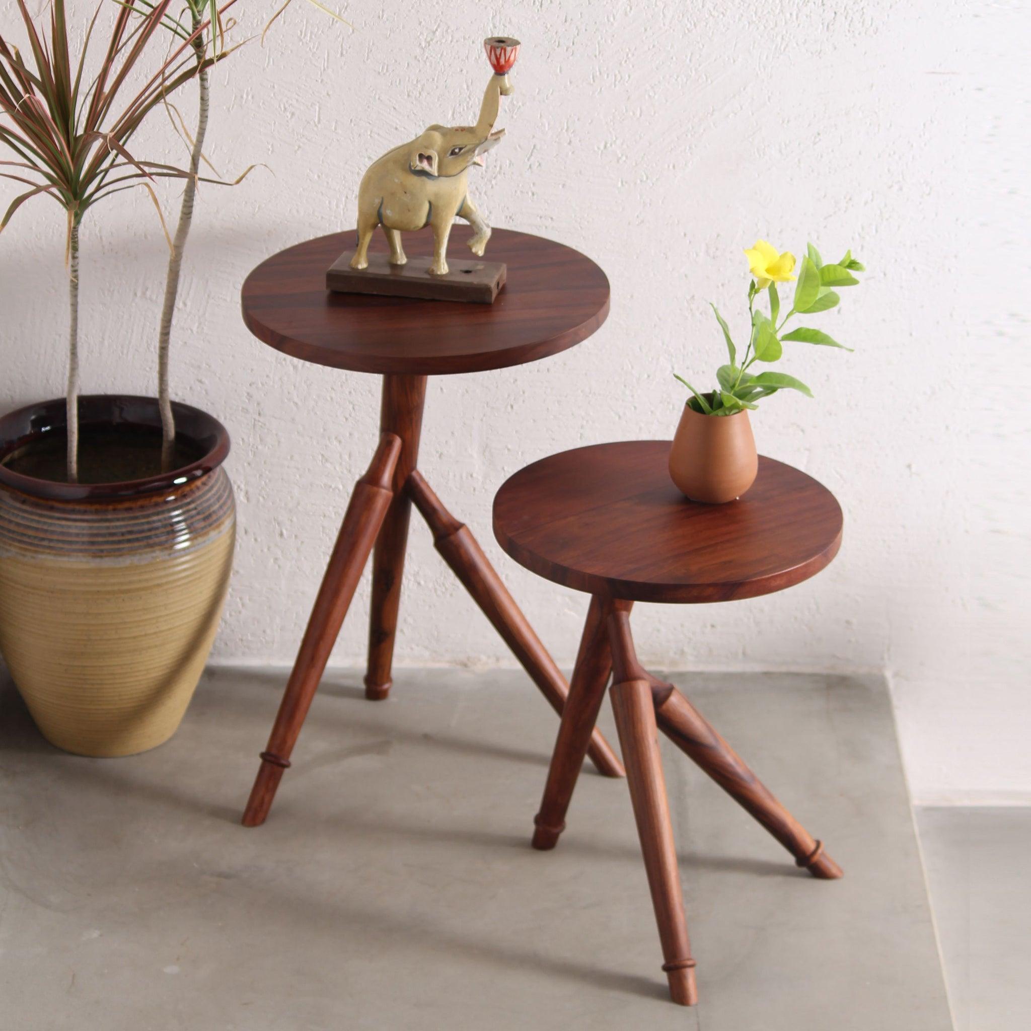 Buy Side Table Selective Edition - Ranthambore Nesting Table - Set of 2 by Anantaya on IKIRU online store