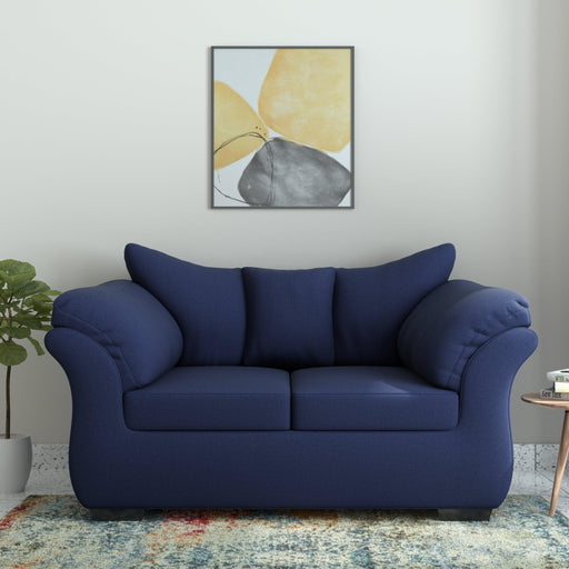 Buy Sofas - Ashley Modern Sofa Seater With Armrest Blue Color | Home Decor Furniture by Furnitech on IKIRU online store