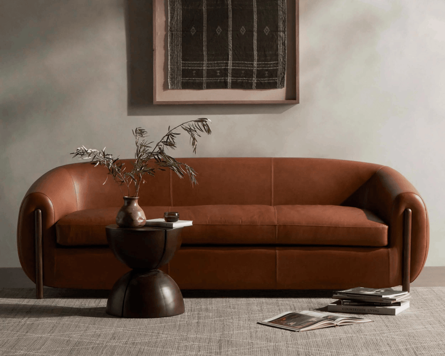 Buy Sofas - Carmine Leather Sofa by Deeke Collection on IKIRU online store