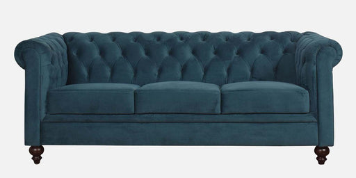 Buy Sofas - Dallas Luxurious Fabric Sofa Seater Teal Green For Home & Office | Living Room Furniture by Furnitech on IKIRU online store