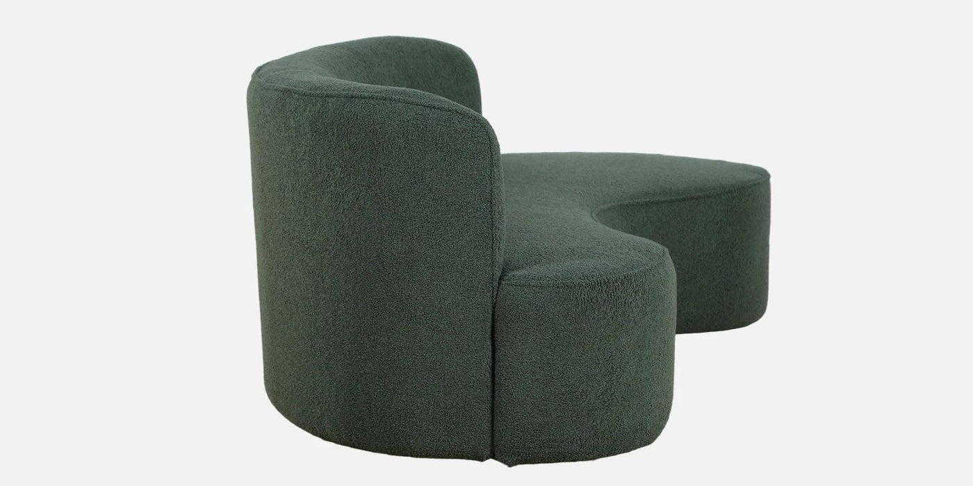 Buy Sofas - Miami 3 Seater Modern design living room sofa with Curve design and Boucle Finish upholstered fabric in Green Color by Furnitech on IKIRU online store