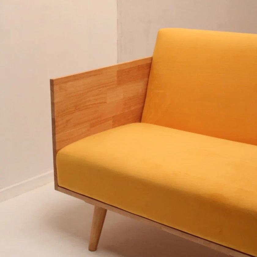 Buy Sofas - So Close Sofa Set Fabric Couch for Living Area | Wooden Furniture by Objectry on IKIRU online store