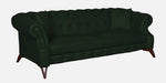 Buy Sofas - Vivaldi Genuine Leather Modern design Fabric sofa In Olive Green Colour by Furnitech on IKIRU online store