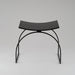 Buy Stool - Black Iron Stylish Curvy Top Stool | Side Table For Living Room & Home by Indecrafts on IKIRU online store