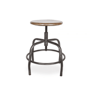 Buy Stool - Bryan Industrial Stool Seat for Home | Armless Counter Chair by Home Glamour on IKIRU online store