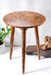Buy Stool - Mango Wood 3 Legged Wooden Stool | Plant Stand For Indoor & Outdoor Decor by Araana Home on IKIRU online store