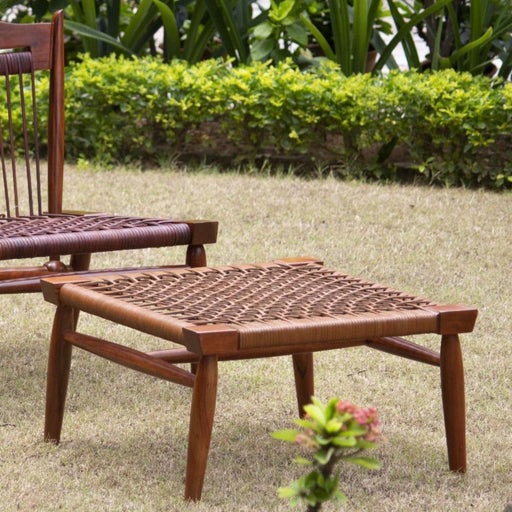 Buy Stools Selective Edition - Leather Strap Foot Stool by Anantaya on IKIRU online store