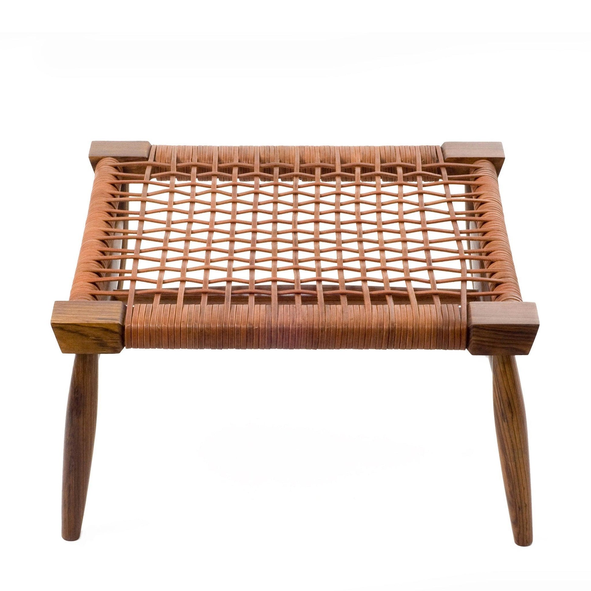 Buy Stools Selective Edition - Leather Strap Foot Stool by Anantaya on IKIRU online store