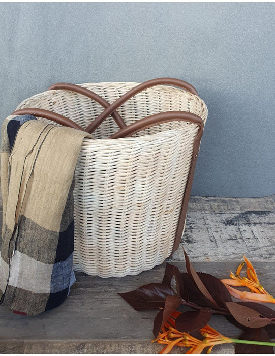 Buy Storage & Organizer - Cinnamon Cane Basket | Storage Basket by The ASF shop on IKIRU online store