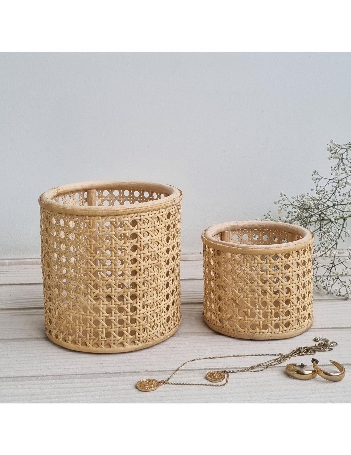 Buy Storage & Organizer - Coffee Cane Dustbin Basket | Eco Friendly Dustbin by The ASF shop on IKIRU online store