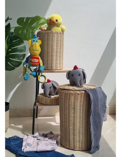 Buy Storage & Organizer - Peanut Jumbo Cane Laundry Basket | Basket Clothes by The ASF shop on IKIRU online store