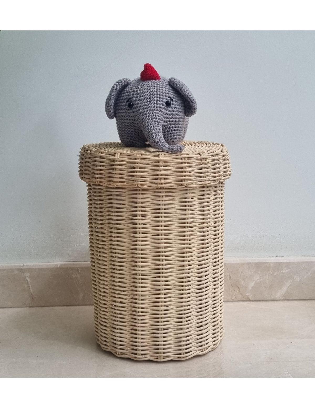 Buy Storage & Organizer - Peanut Jumbo Cane Laundry Basket | Basket Clothes by The ASF shop on IKIRU online store